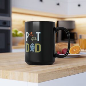 Pet Dad Black Glossy Mug | 11oz - 15oz