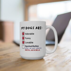Dogs Don't Agree | Spoiled Rotten | White Glossy Mug | 11oz - 15oz