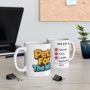 Cat Doesn't Agree | Spoiled Rotten | Glossy White Mug | 11oz - 15oz