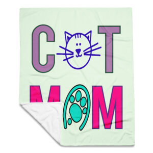 Cat Mom Throw Blanket | 30"x40 - 60"x80"