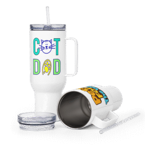 Cat Dad Stainless Steel Travel Mug | 25oz - 40oz